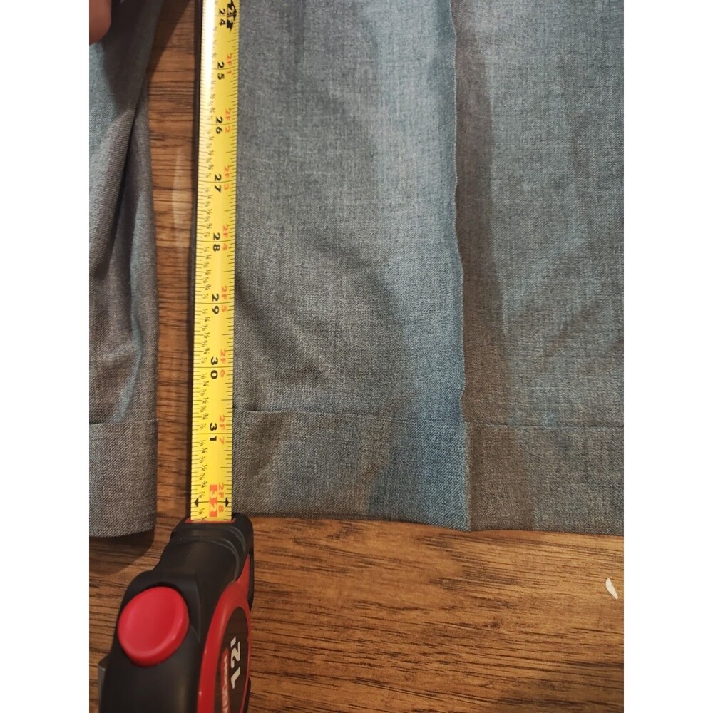 Ermenegildo Zegna Mens Regular Fit Wool Dress Trousers 36x32 Gray Business - Picture 3 of 9